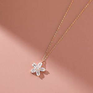 Sakura flower necklace